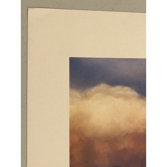 VTG 22"X17" Signed Number Landscape Art PRINT Desert Splendor SHARON CASON 1986 - Picture 3 of 7